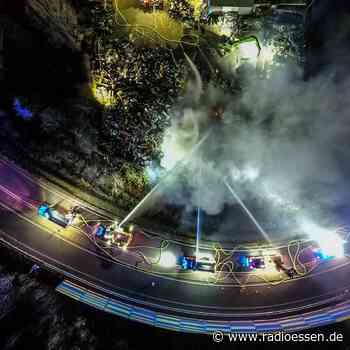 Wieder Großbrand in Essen: Schrottplatz steht in Flammen - Radio Essen
