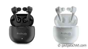 Lava Probuds 21 TWS Earphones With Bundled Gaana Plus Subscription Launched in India