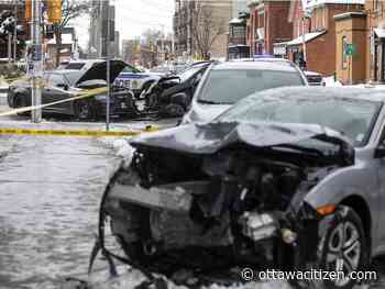 Multiple vehicles damaged in Sunday collision in Bank and Gladstone area - Ottawa Citizen