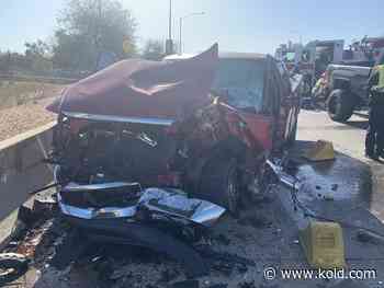 One person fighting for life following two-vehicle crash on Aviation Parkway - KOLD