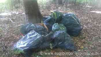 Müll illegal bei Staig entsorgt: Polizei lobt Verhalten eines Zeugen