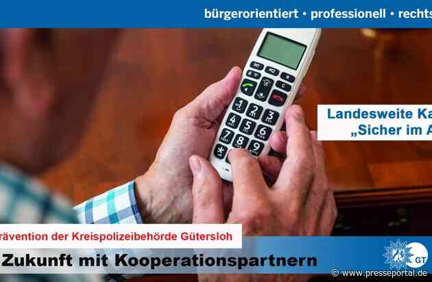POL-GT: Seniorenprävention - Polizei Gütersloh zukünftig gemeinsam mit Kooperationspartnern für die Kampagne "Sicher im Alter"