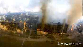Striking drone video shows devastation in Ukraine city where 2,500 are dead