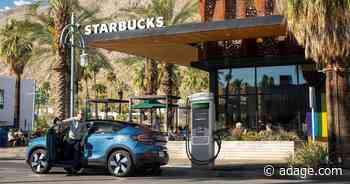 Volvo to charge up EV drivers at Starbucks shops