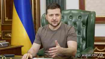 Ukrainian President Volodymyr Zelensky addresses Parliament amid Russian attack