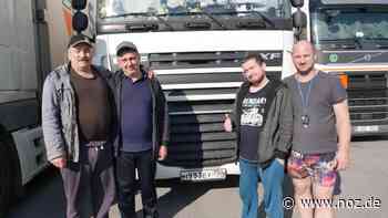 Autohof Salzbergen: Ungewissheit bei Lkw-Fahrern aus Ukraine - NOZ