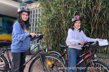 Zwillinge Seti und Pari (11) sind überglücklich: Ihr Fahrrad-Traum wurde wahr - Waltroper Zeitung
