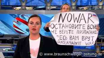Nach Protest in russischem TV gegen Krieg: Frau verurteilt