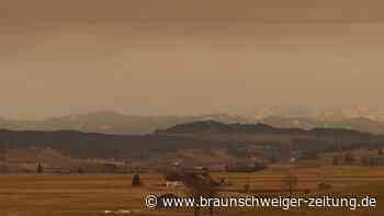 Saharastaub in Süddeutschland