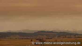 Saharastaub in Süddeutschland