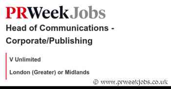 V Unlimited: Head of Communications - Corporate/Publishing