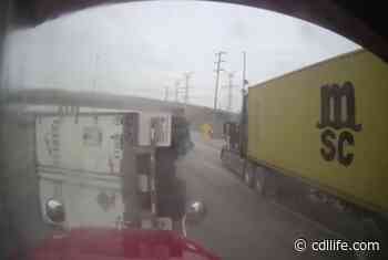 Trucker's dash cam shows 'how fast you can go from a good day to a mess' - CDLLife