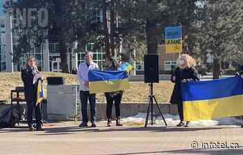 Rally for those impacted by Russian invasion of Ukraine held in Kamloops | iNFOnews | Thompson-Okanagan's News Source - iNFOnews