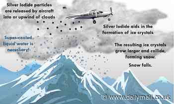 Scientists are seeding clouds to encourage snowfall in  in drought regions