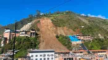 Mindestens 60 Häuser bei Erdrutsch in Peru verschüttet