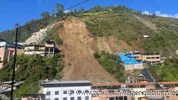 Mindestens 60 Häuser bei Erdrutsch in Peru verschüttet