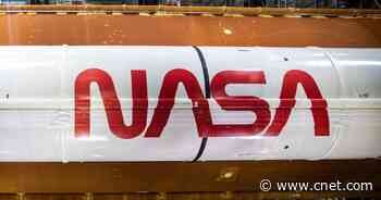 NASA Slaps Famous Vintage Worm Logo on Next-Gen Moon Rocket     - CNET