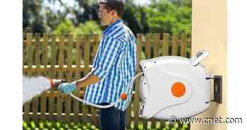 Neatly Store 82 Feet of Hose With $70 Off This Tacklife Retractable Hose Reel     - CNET