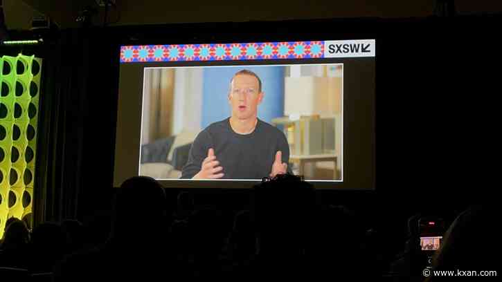 Mark Zuckerberg takes Austin into 'metaverse' vision at SXSW
