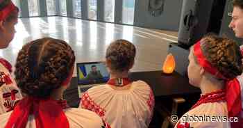 Ukrainian Calgarians watch President Zelensky’s parliament address: ‘A scream for help’