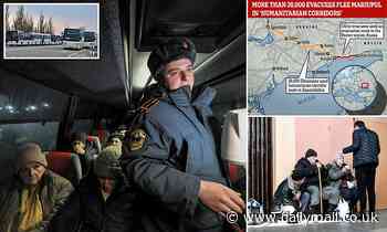 20,000 evacuees flee hell of Mariupol in humanitarian corridors but many end up in RUSSIA