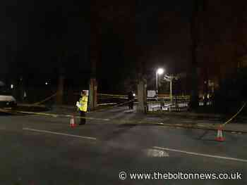 Heywood Park entrance taped off on Lever Street, Bolton - The Bolton News