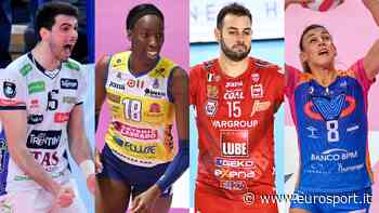 Pallavolo - Civitanova, Conegliano, Monza e Trentino in diretta TV e LIVE-Streaming nei quarti di Champions - Eurosport IT