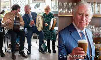 Prince of Wales and Duchess of Cornwall visit an Irish cultural centre in Hammersmith - Daily Mail