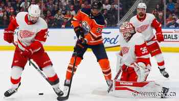 Kane scores twice to help Oilers defeat Red Wings for 3rd straight win