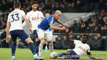 Dávinson Sánchez ingresó en el segundo tiempo en la goleada del Tottenham sobre Everton - ESPN Deportes