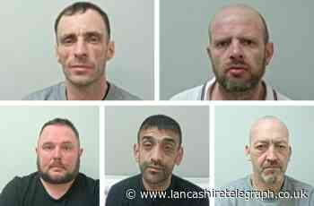 Five men jailed for total of more than 30 years over crack and heroin conspiracy