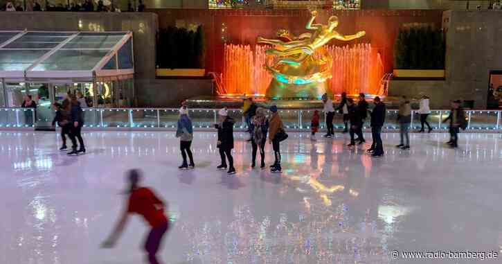 Eislaufbahn am Rockefeller Center wird Rollschuhbahn