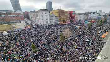 Klimaschützer streiten mit Polizei: Sind das 20 000 oder 120 000 Demonstranten? - BILD
