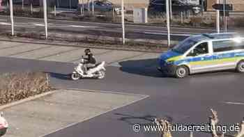 Fulda: Polizei verfolgt Roller über Parkplatz - Fahrer (15) stürzt nach Kollision - Fuldaer Zeitung