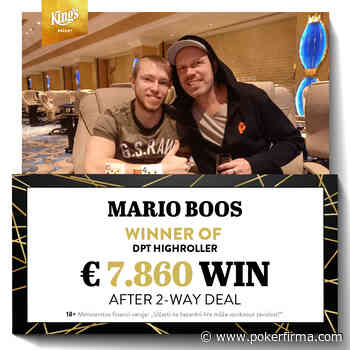 King's: Mario Boos und Mickey Donovan teilen beim DPT High Roller - PokerFirma - Die ganze Welt ist Poker