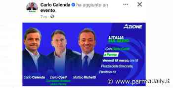 Carlo Calenda a Parma per sostenere il candidato sindaco Dario Costi - - ParmaDaily.it
