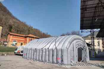 A Zogno la tenda pneumatica per le emergenze: grazie ad un contributo del GAL Valle Brembana - La Voce delle Valli