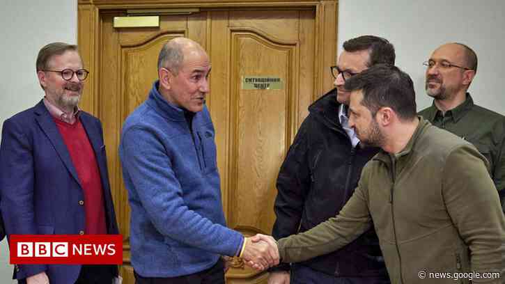 Ukraine war: European leaders risk train ride to meet Zelensky - BBC.com