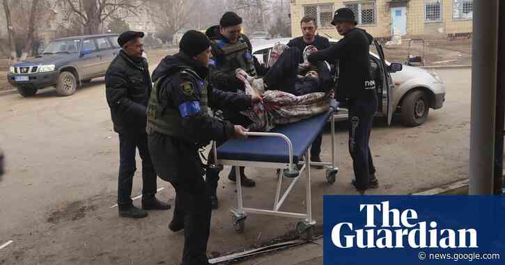 Zelenskiy says Russia’s position in negotiations is becoming ‘more realistic’ as fears deepen for Mariupol - The Guardian