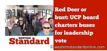 Red Deer or bust: UCP board charters buses for leadership vote - Western Standard