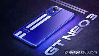 Realme GT Neo 3 Launch Date Set for March 22; Variant With 80W Fast Charging Support Teased