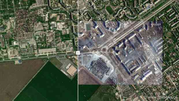 Russian invasion: Before-and-after satellite images show destruction across Ukraine