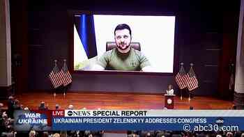Ukraine's president appeals to US Congress for more help amid Russian bombing: 'We need you' | LIVE