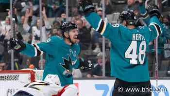 Vatrano’s 2nd goal leads Panthers past Sharks 3-2 in OT - Belleville News-Democrat