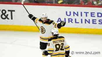 Grzelcyk scores in OT to lift Bruins over Blackhawks 2-1 - Belleville News-Democrat
