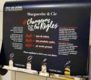 Des distributeurs de protections périodiques gratuites installés dans tous les collèges du Puy-de-Dôme