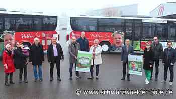 Teinachtal hilft 2022: Zwei Busse für den guten Zweck beklebt