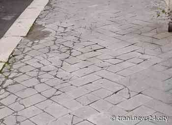 Al via il ripristino dei marciapiedi in centro a Trani - Trani News24 City