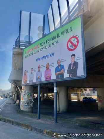 6x3 contro il green pass di fronte all'hub vaccinale dello stadio - ilgiornaleditrani - Radio Bombo