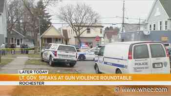 Lt. Gov. in Rochester for a roundtable discussion on gun violence
